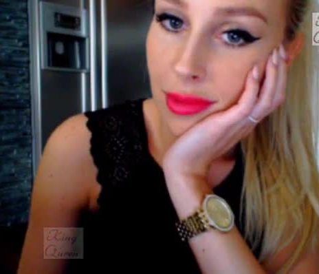 My Blonde European GirlFriend Showing Boobs on Webcam video call